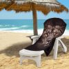 Lion Face Beach Towel; 30" x 60"