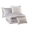 5 Piece Crushed Velvet Comforter Set