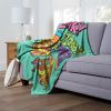 Scooby Doo; Zombie Burger Aggretsuko Comics Silk Touch Throw Blanket; 50" x 60"