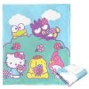 Hello Kitty; Springtime Friends Aggretsuko Comics Silk Touch Throw Blanket; 50" x 60"