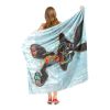 Looney Tunes; Crazy Bugs Aggretsuko Comics Silk Touch Throw Blanket; 50" x 60"