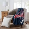Braves OFFICIAL MLB "Campaign" Fleece Throw Blanket; 50" x 60"