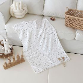 Baby Pure Cotton Super Soft Bath Towel (Option: White Star Moon-65cm 100cm)