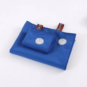 Beach Towel Sports Towel Outdoor Swimming Speed Dry (Option: Dark blue-Towel Bath Towel set)