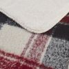 Faux Mohair to Sherpa Throw