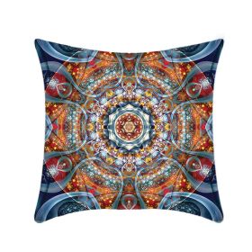 Retro Ethnic Style Mandala Pillow Cover (Option: 01p015 Style-45x45cm)