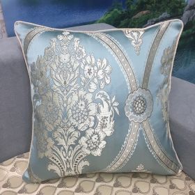 European Style Living Room Sofa Pillow Cover (Option: Light Blue-50X50cm Without Core)