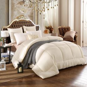 Hotel Thickened Down Quilt (Option: Beige-150x200cm 2500g)
